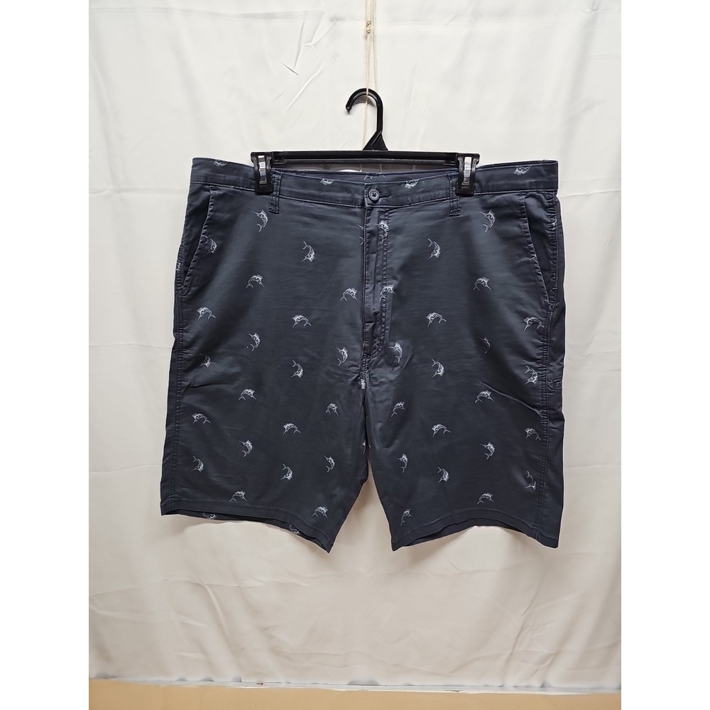 Wrangler Mens Gray Sailfish Casual Cotton Stretch Pockets Chino Short Size 42 - Picture 2 of 12